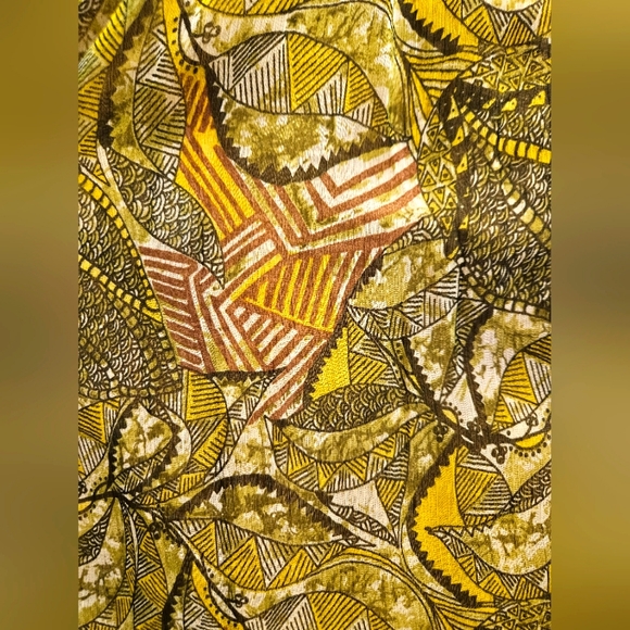 Multicolor Mid-Length Summer Dress / Tunic / Top - Picture 4 of 5